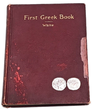 First Greek Book by John Williams White 1896 - £39.49 GBP