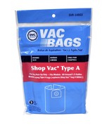 DVC Vacuum Bags Designed To Fit Shop Vac Type A Wet Dry Vacuums - $10.79 CAD