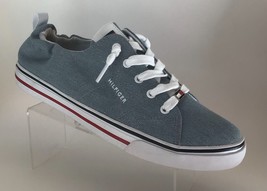 NEW TOMMY HILFIGER Odesi Lace-Up Sneakers, Blue Gray (Size 9.5 M) - £32.01 GBP