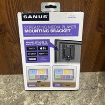 Brand New Sanus Streaming Media Player Mounting Bracket Aesthetic Home TV - $6.86 CAD