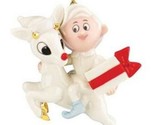 Lenox Rudolph &amp; Hermey Elf Figurine Ornament Dentist Reindeer 2014 Chris... - £37.16 GBP