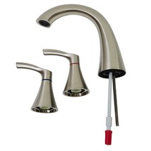 Moen CFG 58912BN Ash Widespread Bathroom Faucet with Valve &amp; Drain -Brus... - $146.90