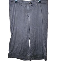Brown Cotton Blend Bermuda Shorts Size 14 - £19.35 GBP