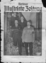 BERLINER ILLUSTRIETE ZEITUNG NEWSPAPER 29 SEPT 1938 MUNICH CONFERENCE - £39.29 GBP