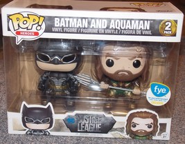 Funko Pop DC Justice League Batman &amp; Aquaman 2 Pack Figure Set New In Package - £27.40 GBP