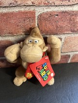 Super Mario Bros Donkey Kong DK 7&quot; Plush Doll Stuffed Toy 2017 NINTENDO - $9.50