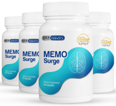 4 Pack Memo Surge, enfoque y soporte de memoria-60 Cápsulas x4 - £88.84 GBP