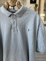Polo Ralph Lauren Grey Pique Cotton Golf Shirt 5X - $36.00