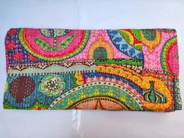 Israel Print Reversible Vintage Kantha Quilt, Throw Bohemian Hippie Blanket - £40.77 GBP+