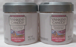 Yankee Candle Fragrance Spheres Neutralizing Beads Lot 2 SAKURA BLOSSOM ... - £20.81 GBP