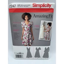Simplicity Misses Dress Sewing Pattern sz 10-18 2247 - uncut - $10.88