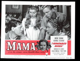 I Remember Mama11&quot;x14&quot; Lobby Card #7 Barbara Bel Geddes Irene Dunne - £37.40 GBP