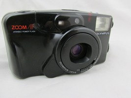 Olympus Infinity Zoom 76 Point Shoot 35mm Film Camera Japan Batteries in... - $28.32
