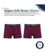 Men&#39;s Smudgies 2 PACK Premium Bamboo Boxer Shorts, Super Comfortable - $15.81