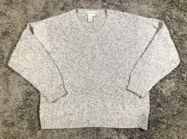 Vintage Eddie Bauer Sweater Men Large Gray Outdoor Casual Hike 90s AKA Hong Kong - £19.68 GBP