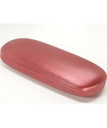 NEW Hard Clam Shell Eyeglasses Glasses Light Burgundy Case Outer Size: 1... - $5.92