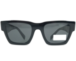 Prada Sunglasses SPRA06 16K-08Z Polished Black Thick Rim Black Lenses 50... - $247.49
