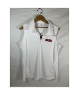Level Wear Ole Miss Rebels Women’s Collared Tank Top Size Large Football - $376.79 MXN