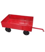 The Ertl Co Pressed Steel Red Farm Wagon 74-7650 Made in USA Vintage Rare - £13.41 GBP