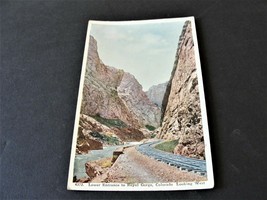 Lower Entrance to Royal Gorge Looking West, Colorado -1900s Unposted Postcard. - £5.96 GBP