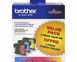 Brother Genuine Standard Yield Color Ink Cartridges, LC613PKS, Replaceme... - $46.16