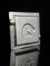 Horse Ashtray Made of  Solid Brass Nickel Chrome Plated  Measures 4.75" Square image 4