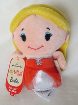 Hallmark Itty Bittys Light Skinned Holiday Barbie Plush - £6.37 GBP