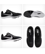 Size 5.5 Men Nike Rival Distance Track Field Shoes Spike w/Bag Black DC8... - $37.77