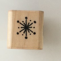 Stampendous Fun Stamps Rubber Stamp Mini Flake Small Snowflake Winter Weather - $4.99