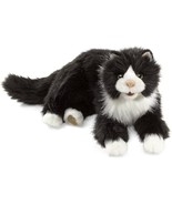 Folkmanis Tuxedo Cat Hand Puppet Full Body Realistic NWT Plush Stuffed T... - $155.10