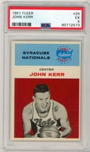 1961 Fleer John Kerr #25 PSA 5 P1280 - £54.51 GBP