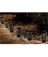 Solar Pathway Lamps 6-pk. Black No Size - $38.94 CAD