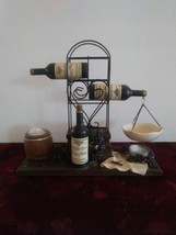 Vintage YANKEE CANDLE  Hanging Tart Warmer Wine Bottles Grapes Rare Item!! - £57.32 GBP