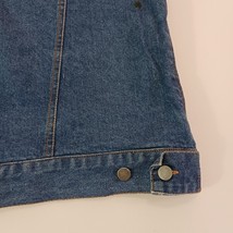 Hey Man RN#67225 Men’s Large Blue Cotton Pure Comfort Denim Vest Multi-Pocket image 14