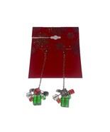 Vintage Christmas Present BoxesMulti-Colored Dangly  Earrings  (SHIPS IN... - $597.21 MXN