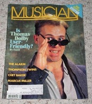 Thomas Dolby Musician Magazine Vintage 1984 The Alarm Thompson Twins Che... - $19.99