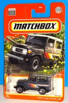 Matchbox 2022 MBX Highway #97 Toyota Land Cruiser FJ40 Dark Gray &amp; White - $5.00