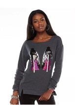 Juicy Couture Embellished Sweatshirt Size: Small (4-6) New Ship Free High Heels - £79.12 GBP