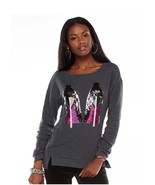 JUICY COUTURE Embellished SWEATSHIRT Size: SMALL (4-6) New SHIP FREE Hig... - £79.13 GBP