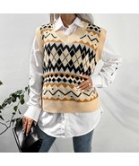 Vintage Sweaters For Women Fashion 2023 Christmas Retro Slim Casual Slim... - £68.83 GBP
