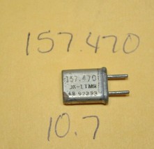 Vintage Scanner Radio Crystal - 157.470 MHz / 10.7 iF / HC-25/U - £7.86 GBP