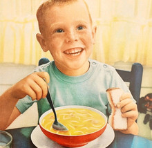 1960 Campbell&#39;s Chicken Noodle Soup Advertisement Canned Foods Vintage D... - $554.45 MXN