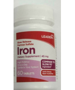 Leader Slow Release Iron 60 count - Compare to Slow Fe Iron Supplement .... - $14.51 CAD