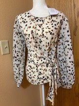 Mittoshop NWT Ladies Front Faux Tie with Peplum seam in front only Large - $386.76 MXN