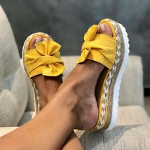 Slippers Women Sandals Platform Sandals Shoes Yellow 38 - £17.54 GBP