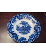 JOHN &amp; GEORGE ALCOCK ANTIQUE IRONSTONE Flow Blue SCINDE plate[[4 * 55B] - $1,056.37 MXN