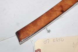 07-09 w211 MERCEDES E320 E350 E500 DASH LEFT WOOD FINISHER TRIM MOLDING M1323 image 5