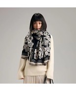 Authentic 100% goat cashmere scarf pashmina embroidered shawl for women ... - $46.98