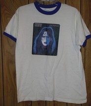 Kiss Ace Frehley Shirt Vintage 1978 Aucoin Iron On Heat Transfer Single Stitched - £157.52 GBP