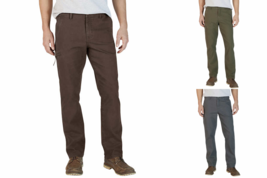 Weatherproof Vintage Men’s Canvas Pant Relaxed Fit Stretch Canvas - £21.62 GBP